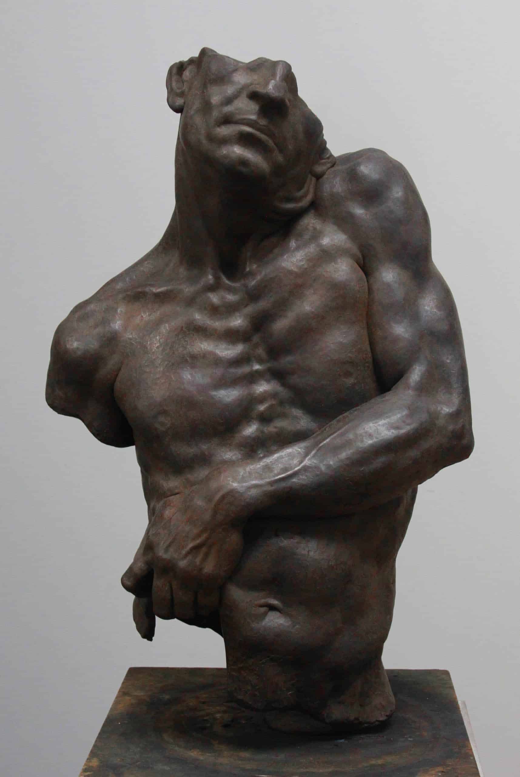 Mitch Shea, "Proselyte", Bronze, Life size, 2017